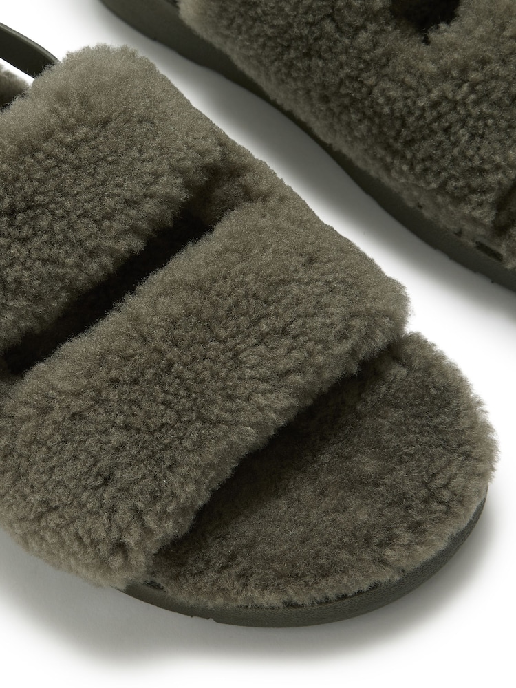 FitFlop Gen-ff Shearling Two-bar Sandals - Bilde 6 av 6