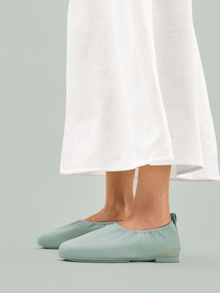 FitFlop Frosty Green X Pantone Delicato Poise Shoes - Image 2 of 7