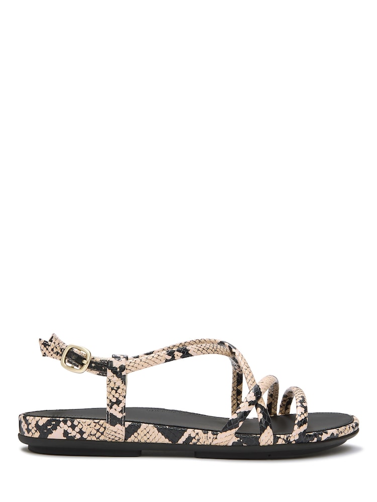 FitFlop Cream Gracie Snake Sandals - Image 2 of 5