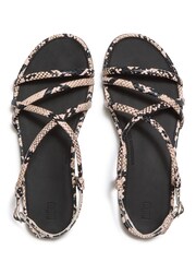 FitFlop Cream Gracie Snake Sandals - Image 3 of 5