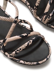 FitFlop Cream Gracie Snake Sandals - Image 5 of 5
