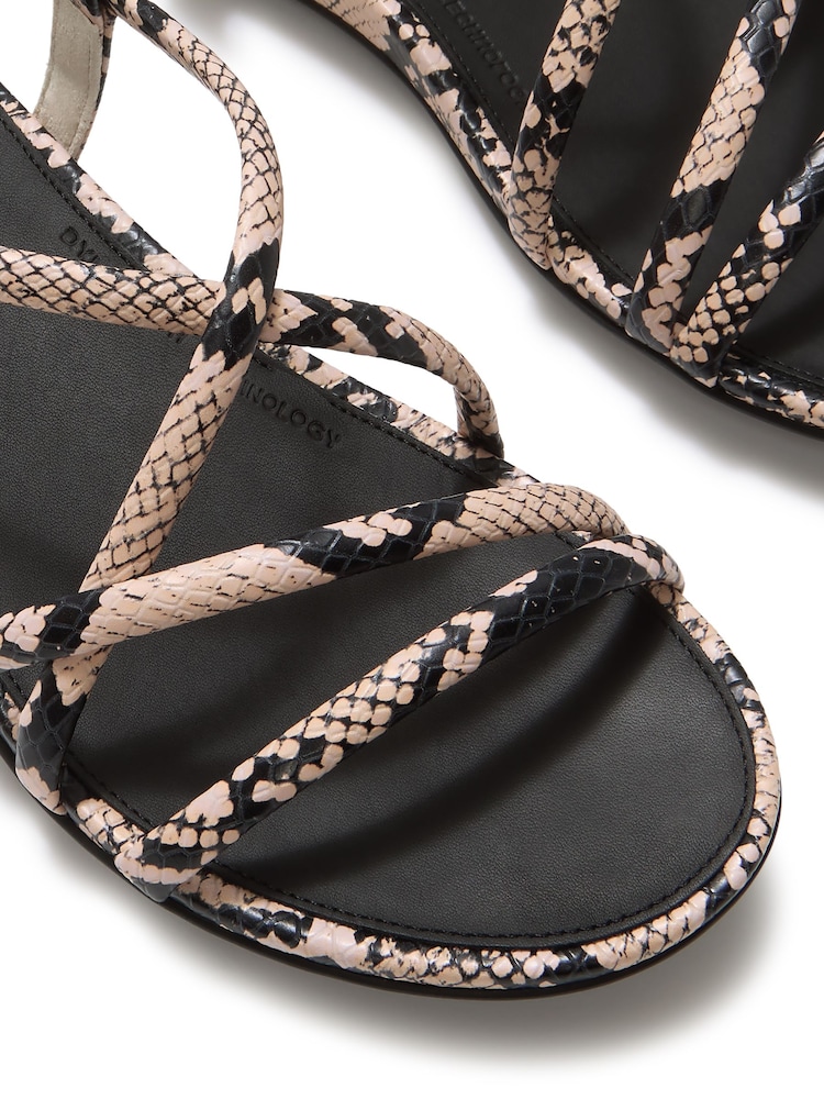 FitFlop Cream Gracie Snake Sandals - Image 5 of 5