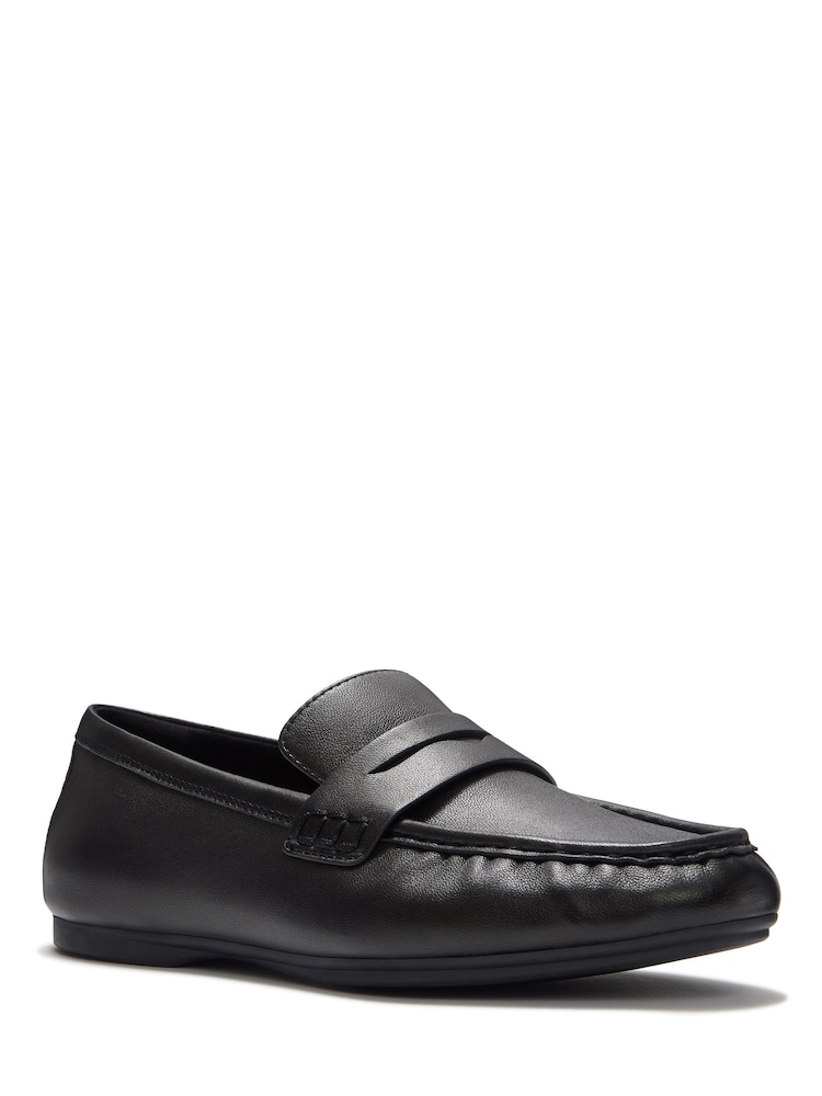FitFlop Black Delicato Leather Loafers - Image 2 of 4 FitFlop Black Delicato Leather Loafers - Image 2 of 4