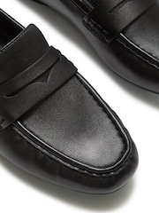 FitFlop Black Delicato Leather Loafers - Image 4 of 4