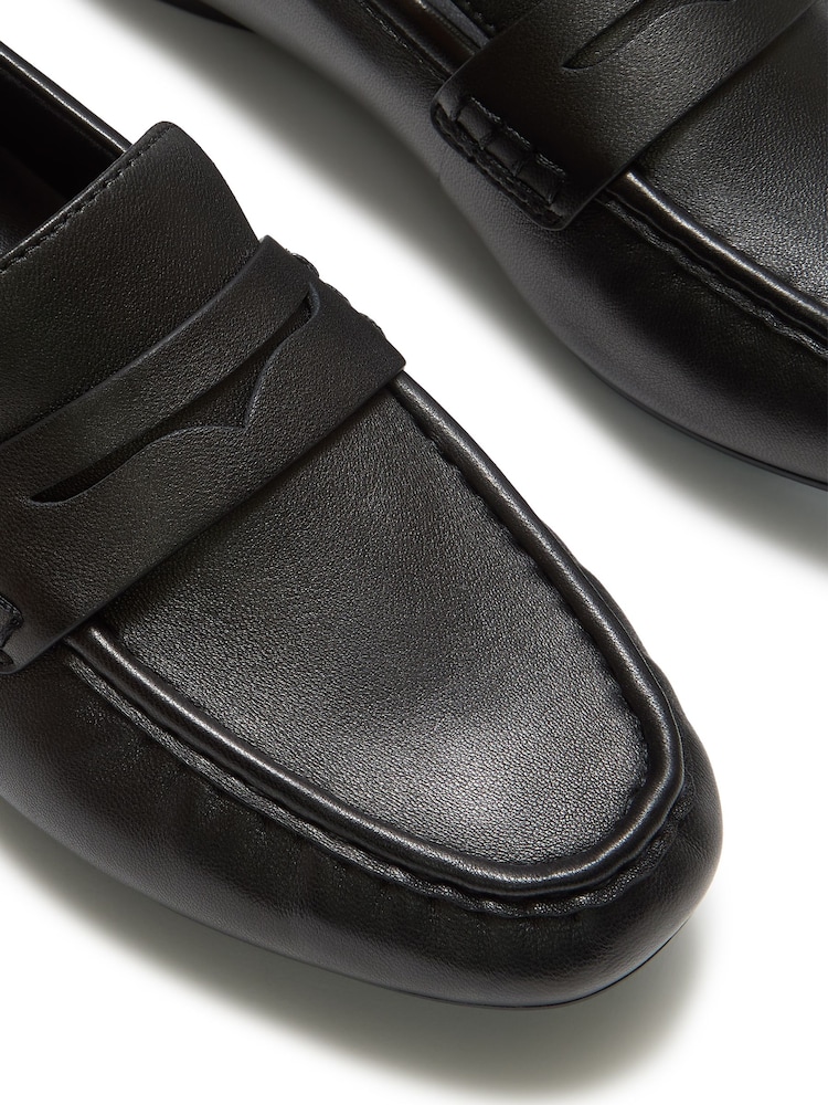 FitFlop Black Delicato Leather Loafers - Image 4 of 4 FitFlop Black Delicato Leather Loafers - Image 4 of 4