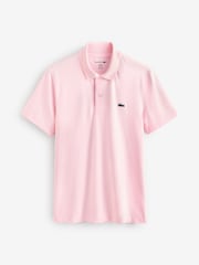 Lacoste Regular Fit Cotton Blend Ottoman Polo Shirt - Image 4 of 4