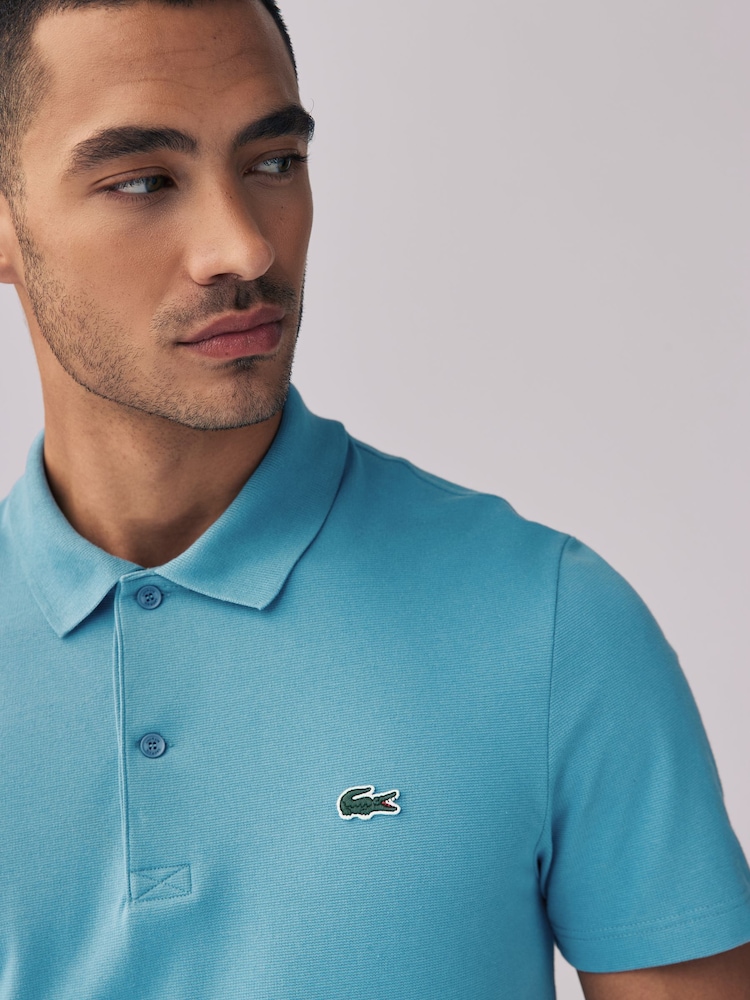 Lacoste Regular Fit Cotton Blend Ottoman Polo Shirt - Image 3 of 4