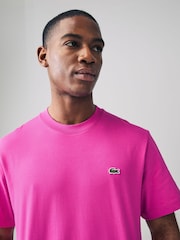 Lacoste Relaxed Fit Jersey 100% Cotton T-Shirt - Image 3 of 5