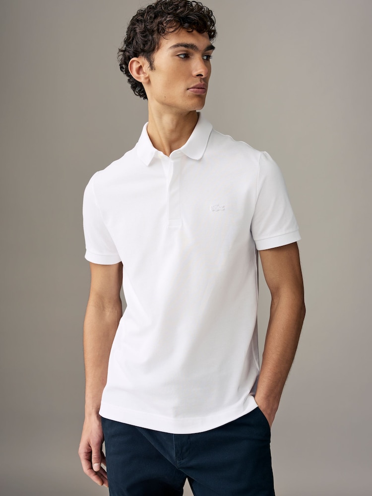 Lacoste Tonal Logo Paris Polo Shirt - Image 1 of 4