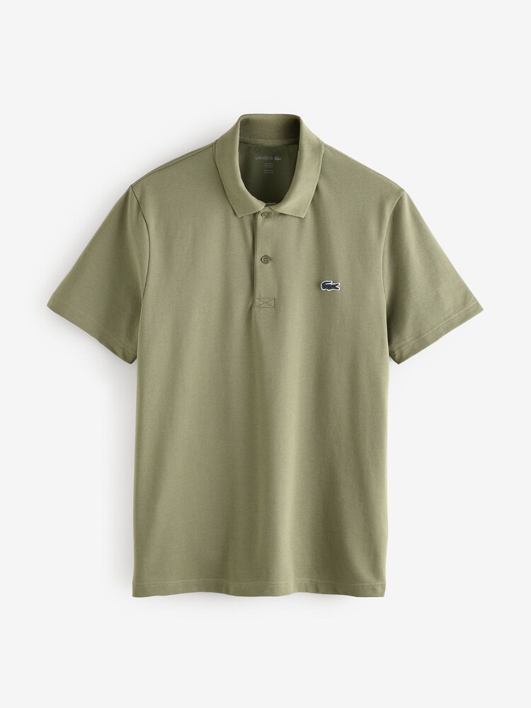 Lacoste Regular Fit Cotton Blend Ottoman Polo Shirt - Image 4 of 4
