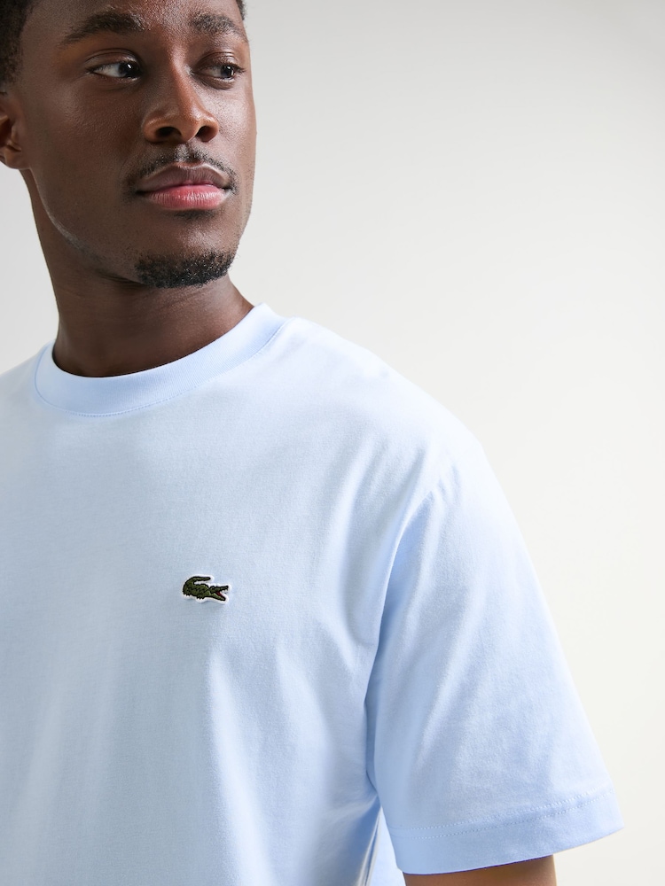 Lacoste Relaxed Fit Jersey 100% Cotton T-Shirt - Image 3 of 5