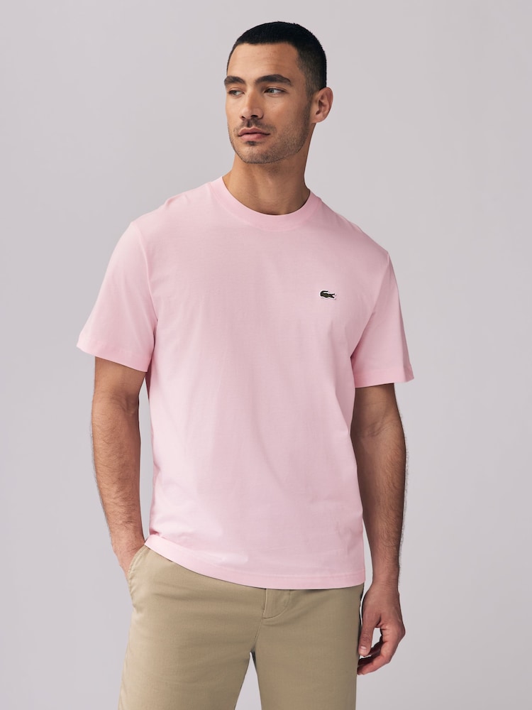 Lacoste Relaxed Fit Jersey 100% Cotton T-Shirt - Image 1 of 5