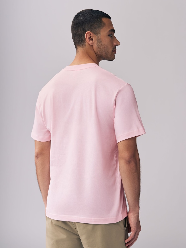 Lacoste Relaxed Fit Jersey 100% Cotton T-Shirt - Image 2 of 5