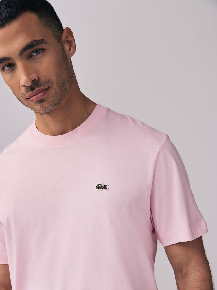 Lacoste Relaxed Fit Jersey 100% Cotton T-Shirt - Image 3 of 5