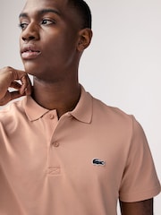 Lacoste Regular Fit Cotton Blend Ottoman Polo Shirt - Image 3 of 4