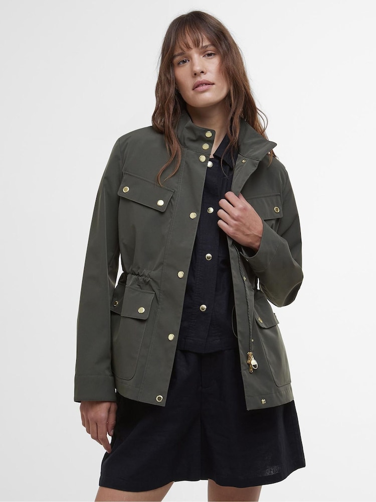 Barbour® International Green Brea Showerproof Jacket - Image 1 of 5