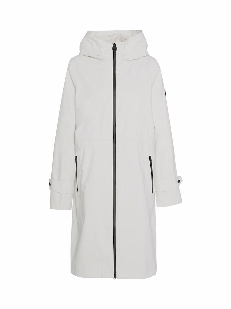 Barbour®  International Longline Kyra Waterproof Nude Jacket - Image 5 of 5
