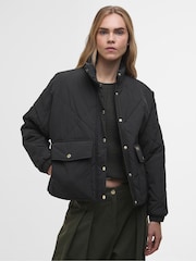 Barbour® International Zola Quilt Black Jacket - Image 1 of 5