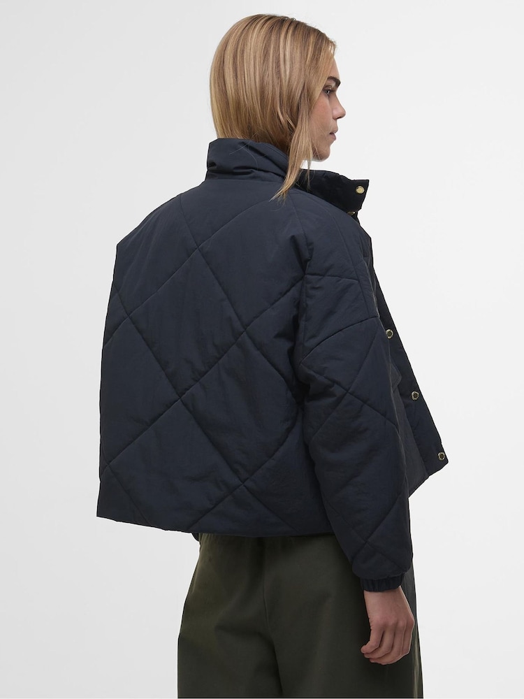 Barbour® International Zola Quilt Black Jacket - Image 2 of 5