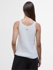 Barbour® International Dakota Sleeveless Knitted 100% Cotton Vest Top - Image 2 of 5