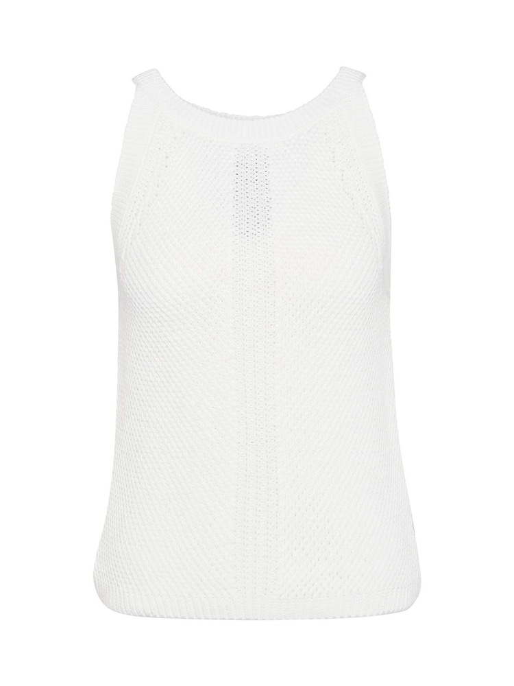 Barbour® International Dakota Sleeveless Knitted 100% Cotton Vest Top - Image 5 of 5