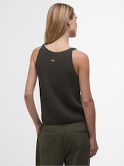 Barbour® International Dakota Sleeveless Knitted 100% Cotton Vest Top - Image 2 of 5