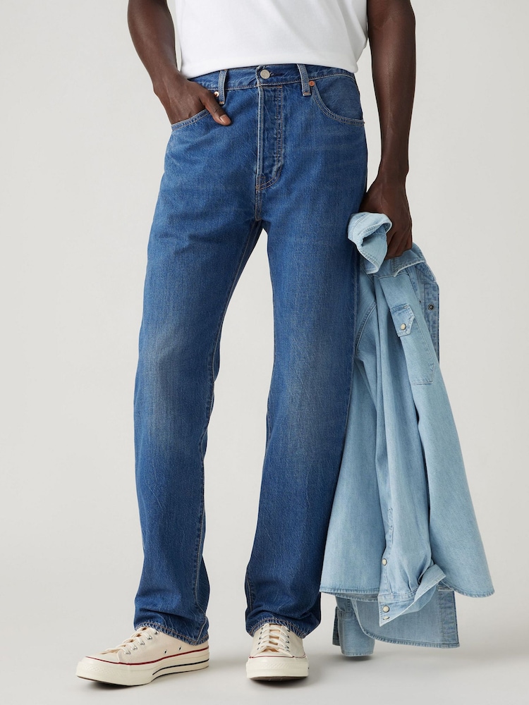 Levi's® Window Pane 501® Original Jeans - Image 1 of 9 Levi's® Window Pane 501® Original Jeans - Image 1 of 9