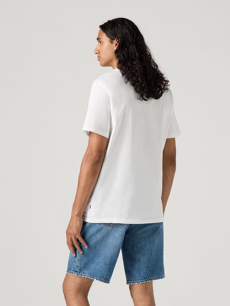 Levi's® White Western Graphic Crewneck 100% Cotton T-Shirt - Image 2 of 2