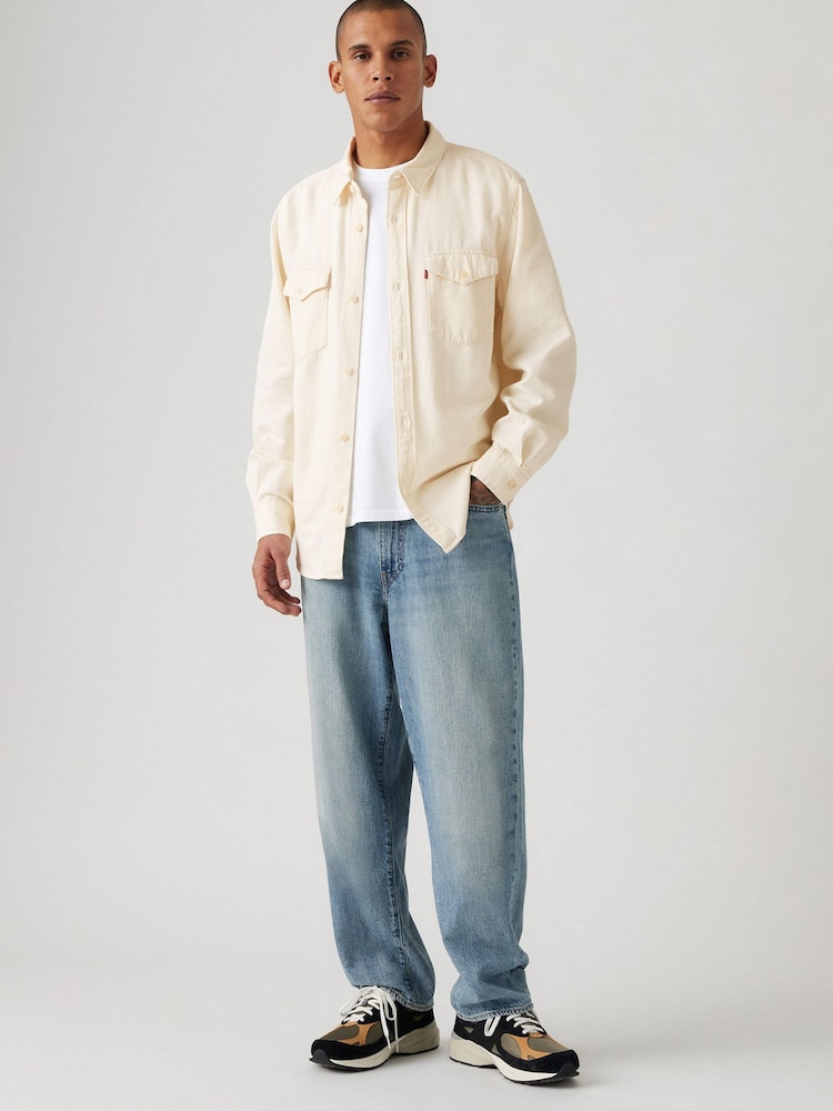 Levi's® At The Laundromat 568 Relaxed Straight 100% Cotton Jeans - Image 1 of 8