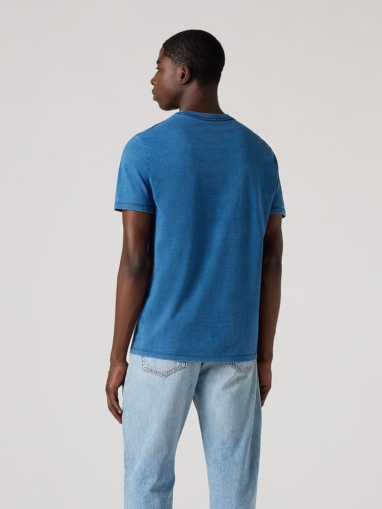 Levi's® Dark Indigo Original Housemark T-Shirt - Image 2 of 4 Levi's® Dark Indigo Original Housemark T-Shirt - Image 2 of 4