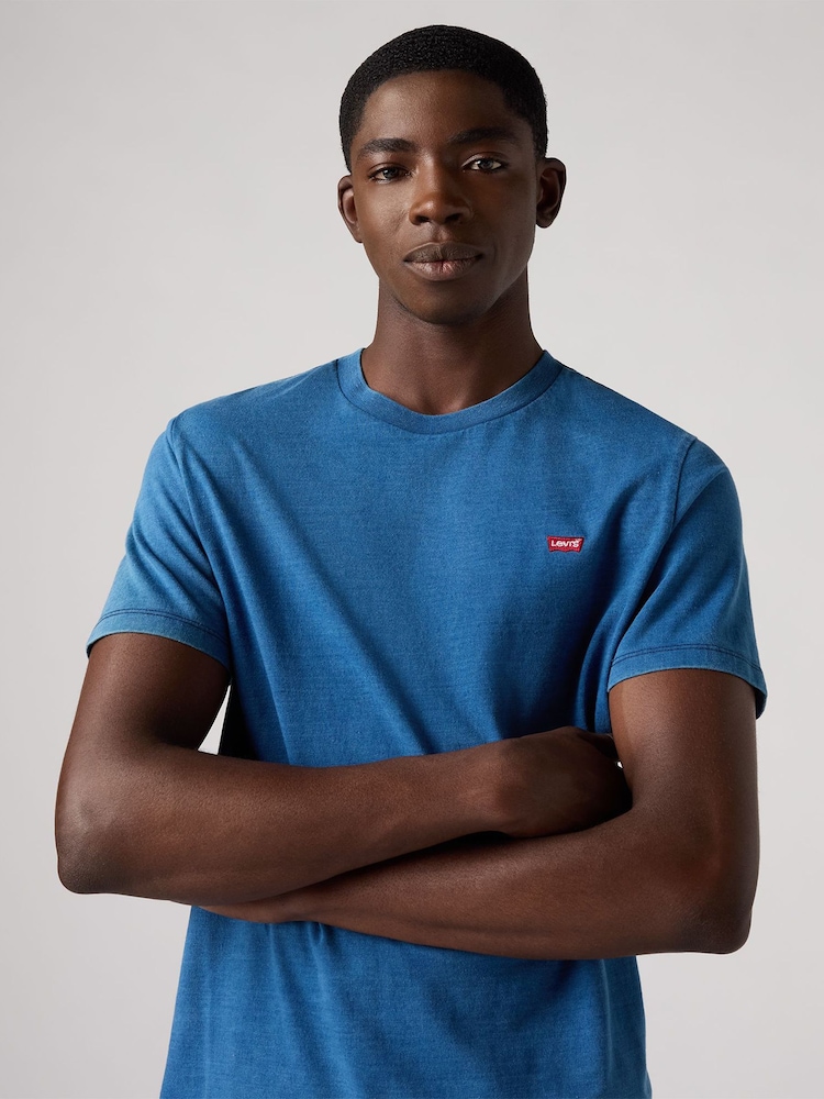 Levi's® Dark Indigo Original Housemark T-Shirt - Image 4 of 4 Levi's® Dark Indigo Original Housemark T-Shirt - Image 4 of 4