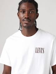 Levi's® White Relaxed Fit Short Sleeve 100% Cotton T-Shirt - Image 3 of 7