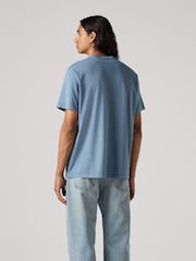 Levi's® Blue Relaxed Fit Short Sleeve 100% Cotton T-Shirt - Image 2 of 4