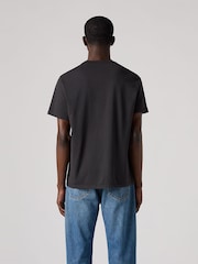 Levi's® Black Relaxed Fit Short Sleeve 100% Cotton T-Shirt - Image 2 of 4