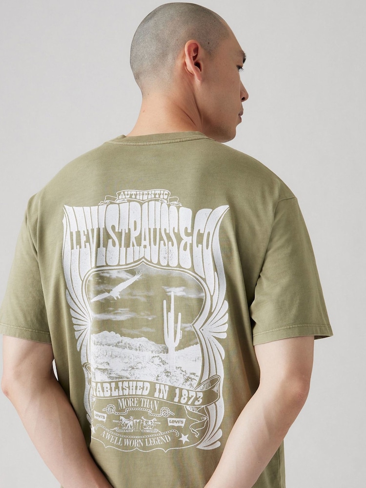 Levi's® Green Vintage Fit Graphic 100% Cotton T-Shirt - Image 4 of 4