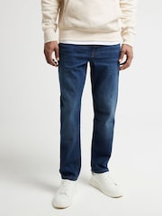 Dunkelblau - River Island Stretch-Jeans in Slim-Fit - Bild 1 von 4