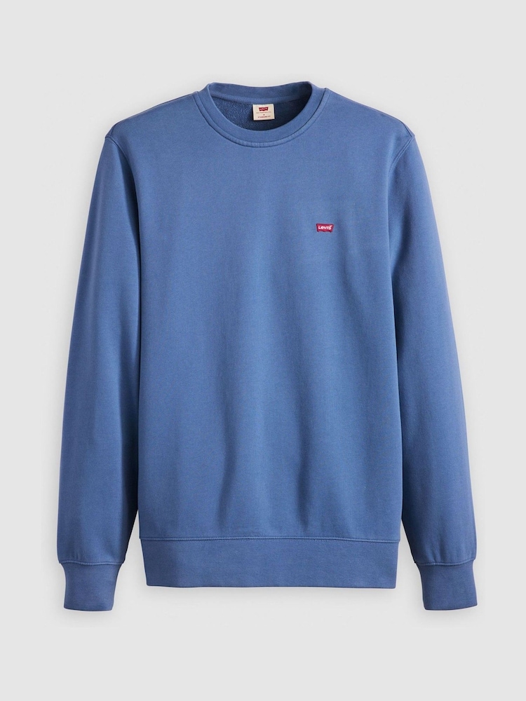 Levi's® Blue New Original 100% Cotton Sweatshirt - Image 5 of 6