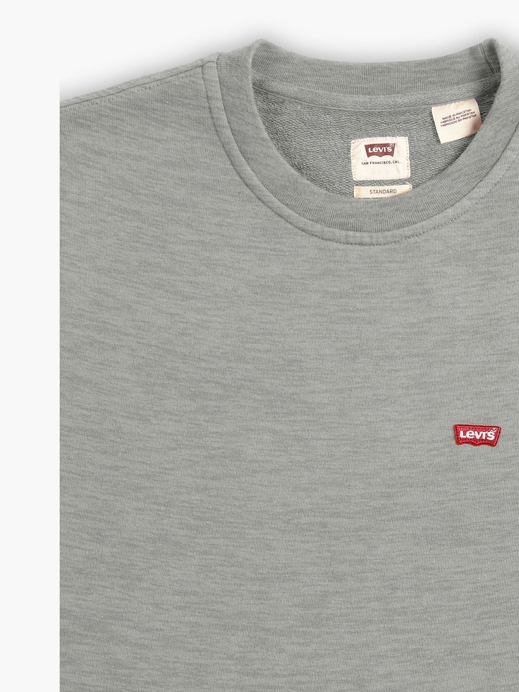 Levi's® Grey New Original 100% Cotton Sweatshirt - Image 7 of 7