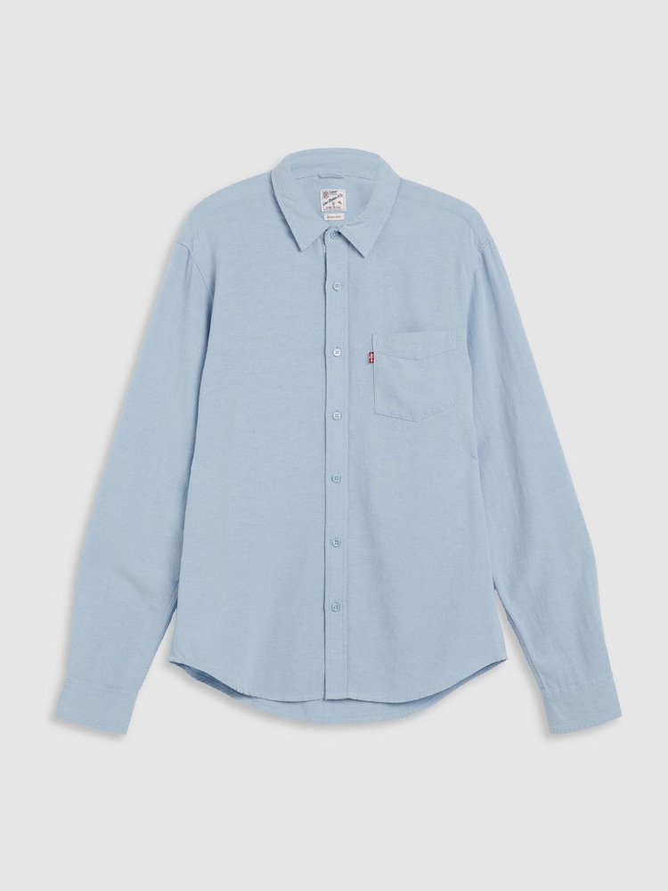Blue Sunset 1 Pocket Standard Chambray Shirt - Image 5 of 8