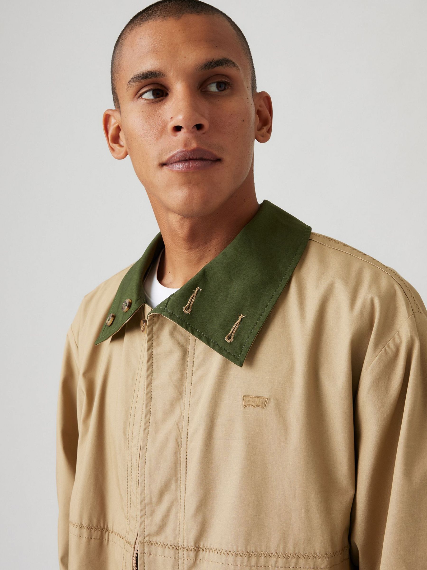 Buy Levi's® Green Reversible Canvas 100% Cotton Jacket from the