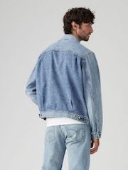 Levi's® Blue Type 2 Denim Trucker 100% Cotton Jacket - Image 2 of 5