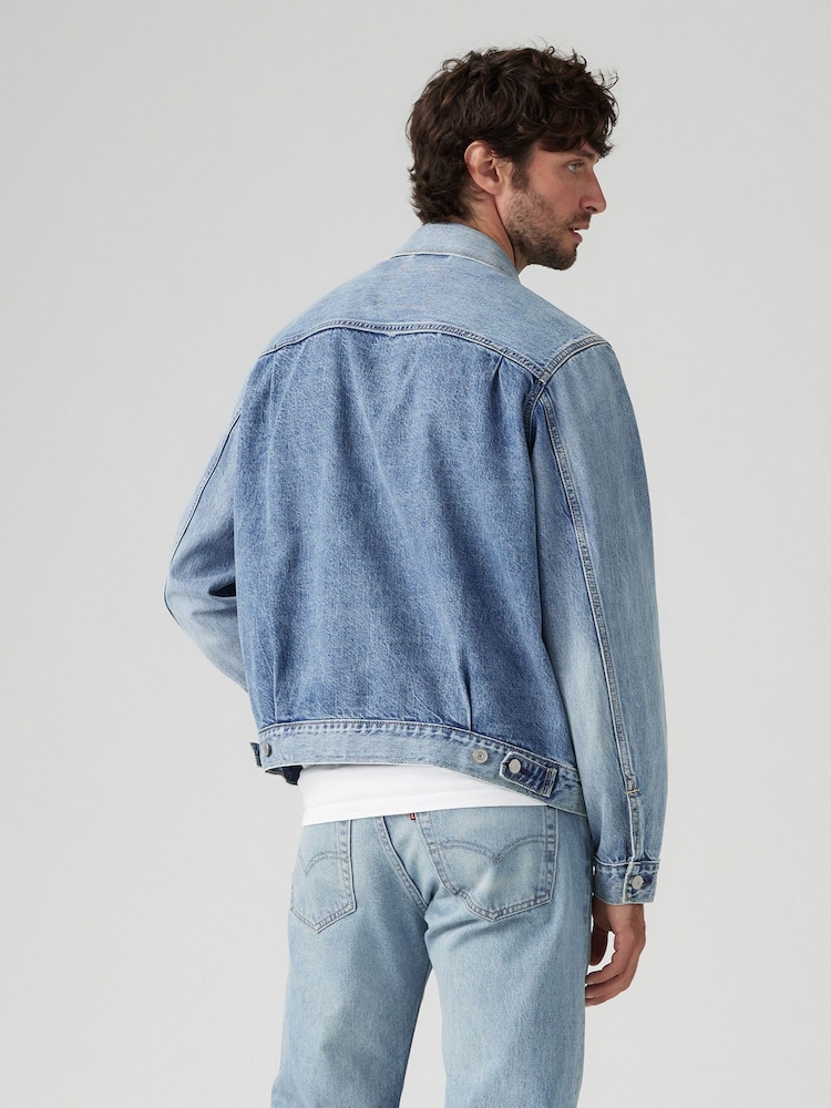 Levi's® Blue Type 2 Denim Trucker 100% Cotton Jacket - Image 2 of 5