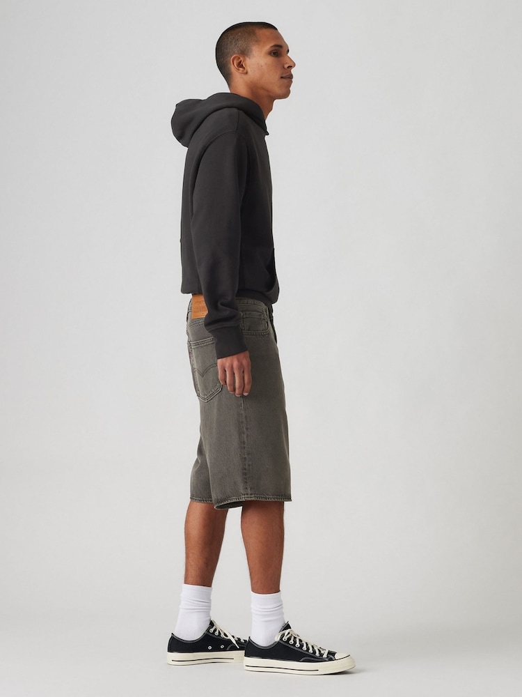 Levi's® Grey 478 Baggy 100% Cotton Shorts - Image 4 of 6