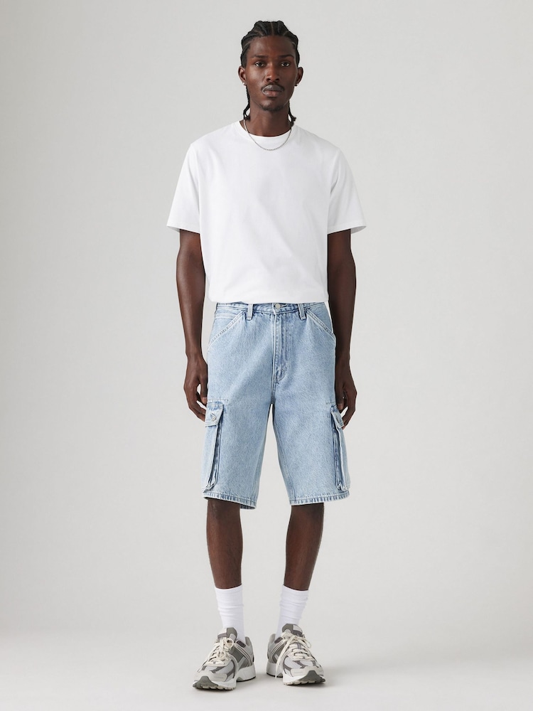 Levi's® Blue 478 Baggy Cargo Shorts - Image 1 of 8