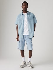 Levi's® Blue 478 Baggy Cargo Shorts - Image 2 of 8