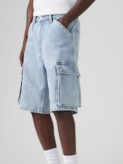 Levi's® Blue 478 Baggy Cargo Shorts - Image 4 of 8