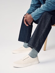 Cream Classic Canvas Pumps - Image 1 of 6