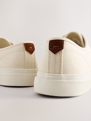 Cream Classic Canvas Pumps - Image 5 of 6