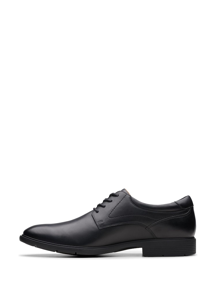 Clarks Black Wide Fit (H) Lea Eldredge Plain Shoes - Image 2 of 7