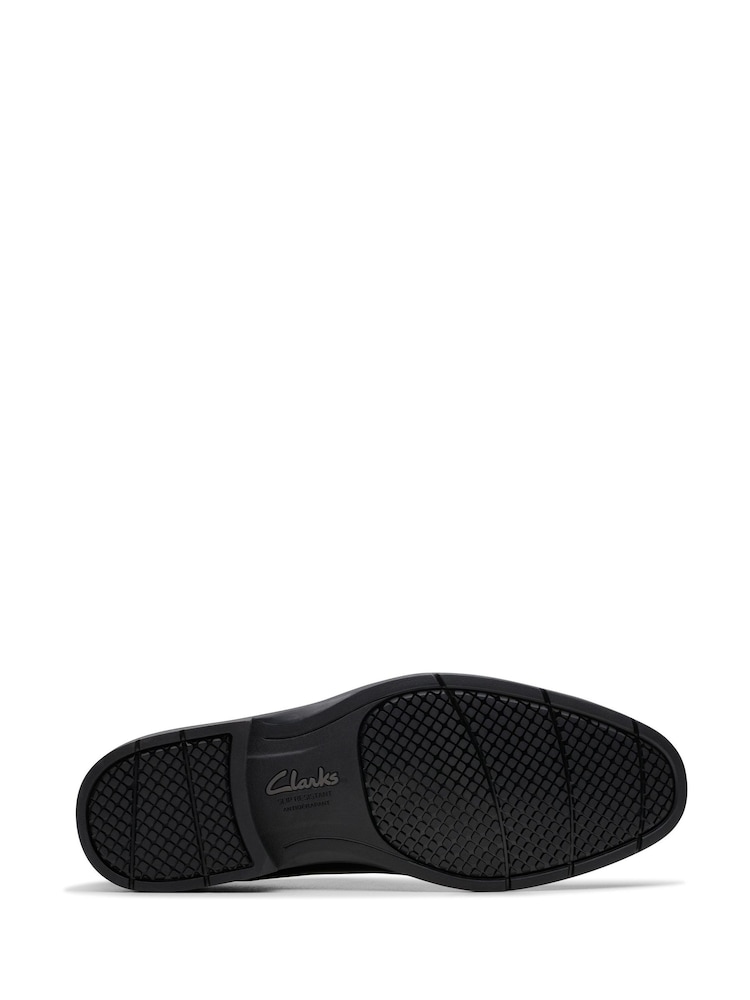 Clarks Black Wide Fit (H) Lea Eldredge Plain Shoes - Image 7 of 7